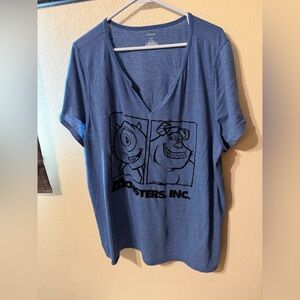 Pixar Monsters Inc Tshirt plus size 3